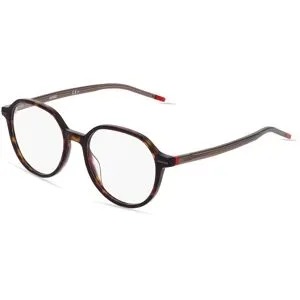 Safilo GmbH Hugo HG 1170 Herren-Brille inkl. Gläser Vollrand Panto Acetat-Gestell 51/18/145, Havanna