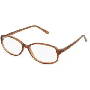 Zhangzhou Agilton Optical Co., Ltd. Fielmann MC 590 CL Damen-Brille inkl. Gläser Vollrand Quadratisch Propionat-Gestell 52/14/130, Braun