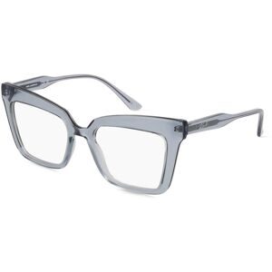 Marchon Germany GmbH Karl Lagerfeld KL6136 Unisex-Brille inkl. Gläser Vollrand Quadratisch Acetat-Gestell 51/18/140, Grau