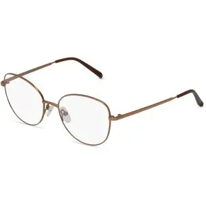 Wenzhou Bada Optical Co. , LTD Fielmann BD 458 FA Damen-Brille inkl. Gläser Vollrand Butterfly Edelstahl-Gestell 54/17/140, Braun