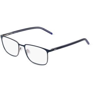 Marchon Germany GmbH Zeiss ZS22400 Unisex-Brille inkl. Gläser Vollrand Quadratisch Kunststoff-Gestell 56/17/150, Blau