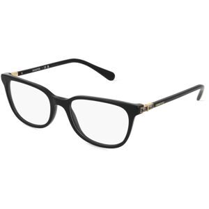 Luxottica Fashion Brillen Vertriebs GmbH Swarovski SK2003 Damen-Brille inkl. Gläser Vollrand Quadratisch Acetat-Gestell 52/18/140, Schwarz