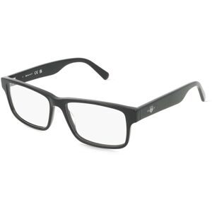 Marcolin Deutschland GmbH Gant GA50017 Unisex-Brille inkl. Gläser Vollrand Quadratisch Acetat-Gestell 53/15/145, Schwarz