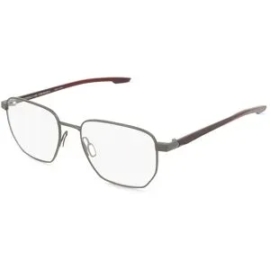 DE RIGO Vision D.A.CH. GmbH Porsche Design PORP8770 Unisex-Brille inkl. Gläser Vollrand Quadratisch Metall-Gestell 53/18/140, Grau