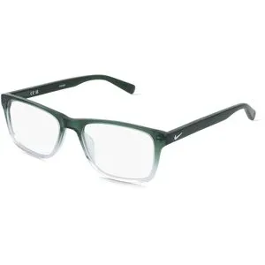 Marchon Germany GmbH Nike NIKE 1000Y Unisex-Brille inkl. Gläser Vollrand Eckig Acetat-Gestell 52/17/140, Grün