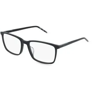Safilo GmbH Hugo HG 1402/G Herren-Brille inkl. Gläser Vollrand Eckig Acetat-Gestell 56/18/145, Schwarz