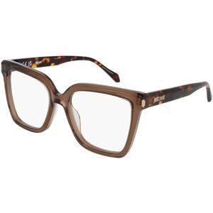 DE RIGO Vision D.A.CH. GmbH Just Cavalli VJC139 Damen-Brille inkl. Gläser Vollrand Quadratisch Kunststoff-Gestell 52/18/140, Braun
