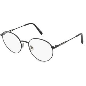Marcolin Deutschland GmbH Tod's TO5283 Unisex-Brille inkl. Gläser Vollrand Rund Metall-Gestell 51/19/140, Schwarz