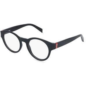 Safilo GmbH Levi?s LV 1083 Damen-Brille inkl. Gläser Vollrand Panto Kunststoff-Gestell 47/22/145, Schwarz