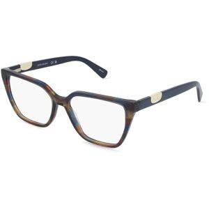 Marchon Germany GmbH Longchamp LO2785 Damen-Brille inkl. Gläser Vollrand Cat Eye Acetat-Gestell 55/16/140, Blau