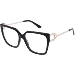 Marcolin Deutschland GmbH Guess GU2910 Unisex-Brille inkl. Gläser Vollrand Quadratisch Kunststoff-Gestell 55/16/140, Schwarz