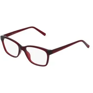 Zhangzhou Agilton Optical Co., Ltd. Fielmann MC 594 CL HELENE Damen-Brille inkl. Gläser Vollrand Butterfly Propionat-Gestell 53/17/135, Rot