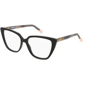 Safilo GmbH MISSONI 0159 Damen-Brille inkl. Gläser Vollrand Butterfly Acetat-Gestell 54/15/145, Schwarz