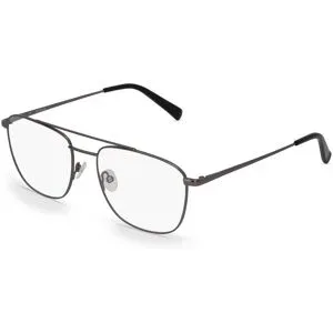 Eyestar Limited (China) Fielmann MI 024 CL Herren-Brille inkl. Gläser Vollrand Quadratisch Edelstahl-Gestell 55/18/145, Grau