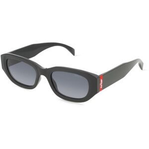 Safilo GmbH Levi's LV 1096/S Damen-Sonnenbrille Vollrand Quadratisch Kunststoff-Gestell, Schwarz