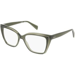 Marchon Germany GmbH Liu Jo LJ2837 Damen-Brille inkl. Gläser Vollrand Rund Kunststoff-Gestell 53/16/140, Grün