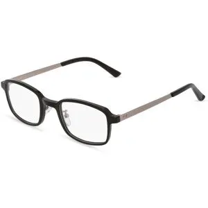 Wenzhou Lanson International Co., Ltd. Fielmann LN 025 CL Herren-Brille inkl. Gläser Vollrand Quadratisch Acetat-Gestell 49/22/145, Schwarz