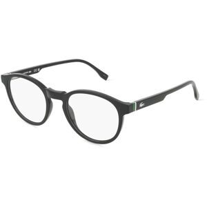Marchon Germany GmbH Lacoste L2950 Unisex-Brille inkl. Gläser Vollrand Quadratisch Propionat-Gestell 49/20/145, Schwarz