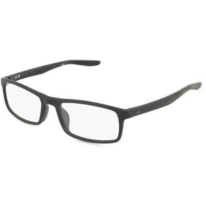 Marchon Germany GmbH Nike 7119 Unisex-Brille inkl. Gläser Vollrand Quadratisch Kunststoff-Gestell 53/17/140, Schwarz
