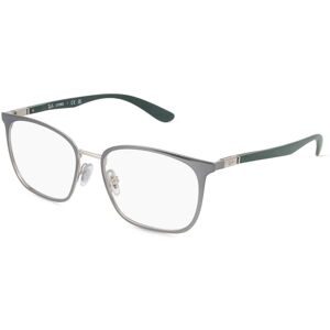 Luxottica Fashion Brillen Vertriebs GmbH Ray-Ban RX6486 Unisex-Brille inkl. Gläser Vollrand Quadratisch Edelstahl-Gestell 54/17/145, Grau