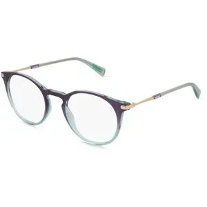Safilo GmbH Levi?s LV 1089 Damen-Brille inkl. Gläser Vollrand Panto Kunststoff-Gestell 49/21/140, Lila