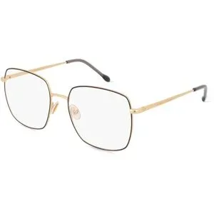 Safilo GmbH Isabel Marant IM 0029 Damen-Brille inkl. Gläser Vollrand Quadratisch Metall-Gestell 55/18/145, Gold