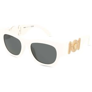Luxottica Fashion Brillen Vertriebs GmbH Versace VE4479U Herren-Sonnenbrille Vollrand Quadratisch Kunststoff-Gestell, Weiß