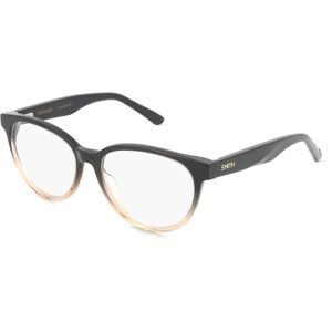 Safilo GmbH Smith GRACENOTE Unisex-Brille inkl. Gläser Vollrand Rund Acetat-Gestell 52/16/140, Schwarz