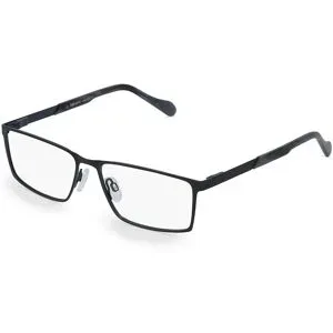 Design Eyewear Group Germany GmbH Fielmann 2184 FLEX CL Herren-Brille inkl. Gläser Vollrand Quadratisch Edelstahl-Gestell 57/16/145, Blau