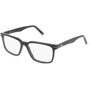 DE RIGO Vision D.A.CH. GmbH Fila VFI872 Unisex-Brille inkl. Gläser Vollrand Quadratisch Kunststoff-Gestell 53/16/145, Schwarz