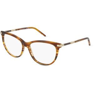 Marchon Germany GmbH Longchamp LO2727 Unisex-Brille inkl. Gläser Vollrand Cat Eye Acetat-Gestell 53/15/140, Havanna
