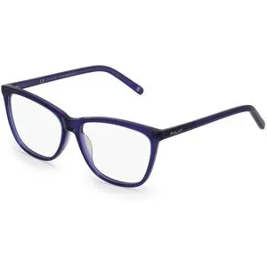 Polar Revert Polar 949 Damen-Brille inkl. Gläser Vollrand Quadratisch Kunststoff-Gestell 54/15/140, Blau