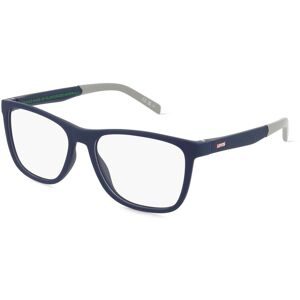 Safilo GmbH Levi's LV 5050 Herren-Brille inkl. Gläser Vollrand Quadratisch Kunststoff-Gestell 54/16/145, Blau