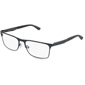 Luxottica Fashion Brillen Vertriebs GmbH Emporio Armani EA1183 Herren-Brille inkl. Gläser Vollrand Eckig Metall-Gestell 56/17/145, Schwarz