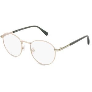 Marcolin Deutschland GmbH Gant GA3298 Unisex-Brille inkl. Gläser Vollrand Rund Metall-Gestell 50/20/145, Gold