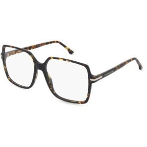 Safilo GmbH Victoria Beckham VB 1013 Damen-Brille inkl. Gläser Vollrand Quadratisch Acetat-Gestell 57/15/140, Havanna