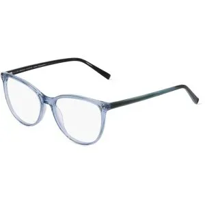 Eyestar Limited (China) Fielmann MI 049 FA Damen-Brille inkl. Gläser Vollrand Butterfly Acetat-Gestell 54/16/145, Blau