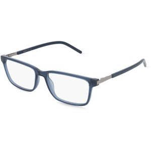 Kering Eyewear Spa PUMA PU0539O Herren-Brille inkl. Gläser Vollrand Eckig Kunststoff-Gestell 55/16/145, Blau