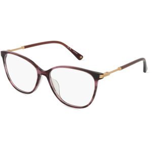 DE RIGO Vision D.A.CH. GmbH Nina Ricci NRIVNR335 Unisex-Brille inkl. Gläser Vollrand Butterfly Kunststoff-Gestell 53/15/135, Pink