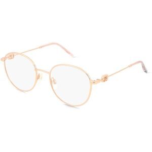 Safilo GmbH Tommy Hilfiger TH 2152 Damen-Brille inkl. Gläser Vollrand Panto Metall-Gestell 50/19/140, Gold