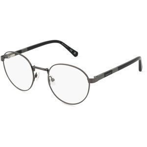 Marcolin Deutschland GmbH Gant GA3279 Unisex-Brille inkl. Gläser Vollrand Rund Metall-Gestell 50/21/145, Grau