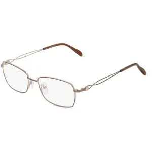 Suncute Industries Co., Ltd. Fielmann MC 533 TR Damen-Brille inkl. Gläser Vollrand Quadratisch Metall-Gestell 52/17/135, Gold