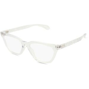 Luxottica Fashion Brillen Vertriebs GmbH Versace 0VE3352U Damen-Brille inkl. Gläser Vollrand Cat Eye Kunststoff-Gestell 53/17/140, Transparent
