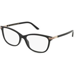 Kering Eyewear Spa Gucci GG1451O Unisex-Brille inkl. Gläser Vollrand Butterfly Acetat-Gestell 54/17/140, Schwarz