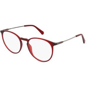 Marcolin Deutschland GmbH Gant GA3238 Unisex-Brille inkl. Gläser Vollrand Rund Kunststoff-Gestell 53/19/145, Rot