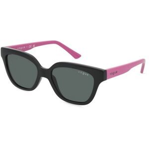 Luxottica Fashion Brillen Vertriebs GmbH Vogue eyewear VJ2021 Damen-Sonnenbrille Vollrand Quadratisch Acetat-Gestell, Schwarz