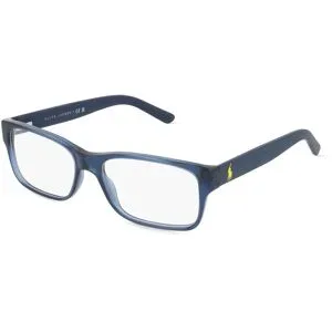 Luxottica Fashion Brillen Vertriebs GmbH Polo Ralph Lauren PH2117 Herren-Brille inkl. Gläser Vollrand Quadratisch Acetat-Gestell 54/16/145, Blau