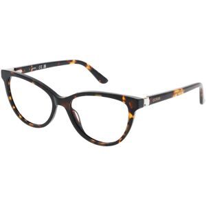 Marcolin Deutschland GmbH Guess GU50195 Damen-Brille inkl. Gläser Vollrand Cat Eye Acetat-Gestell 53/16/140, Havanna