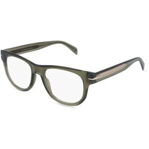 Safilo GmbH David Beckham DB 7164 Herren-Brille inkl. Gläser Vollrand Quadratisch Acetat-Gestell 52/19/150, Grün