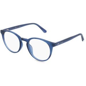 Marchon Germany GmbH Calvin Klein CK20527 N Unisex-Brille inkl. Gläser Vollrand Rund Kunststoff-Gestell 49/20/145, Blau
